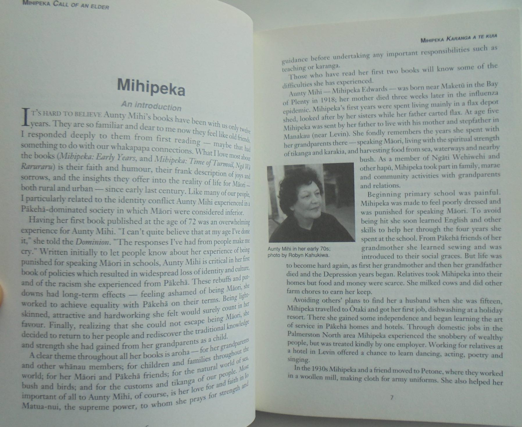 Mihipeka: Te Karanga a Te Kuia (Mihipeka: The Call of an Elder)