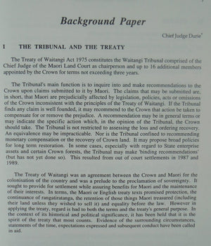 Treaty Settlements: The Unfinished Business. Edited by Geoff McLay