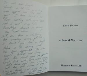 John's journey by John Whitelock. (SIGNED)