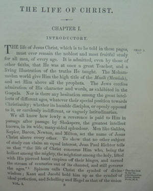 The Life and Words of Christ. 2 Volume Set By Cunningham Geikie.