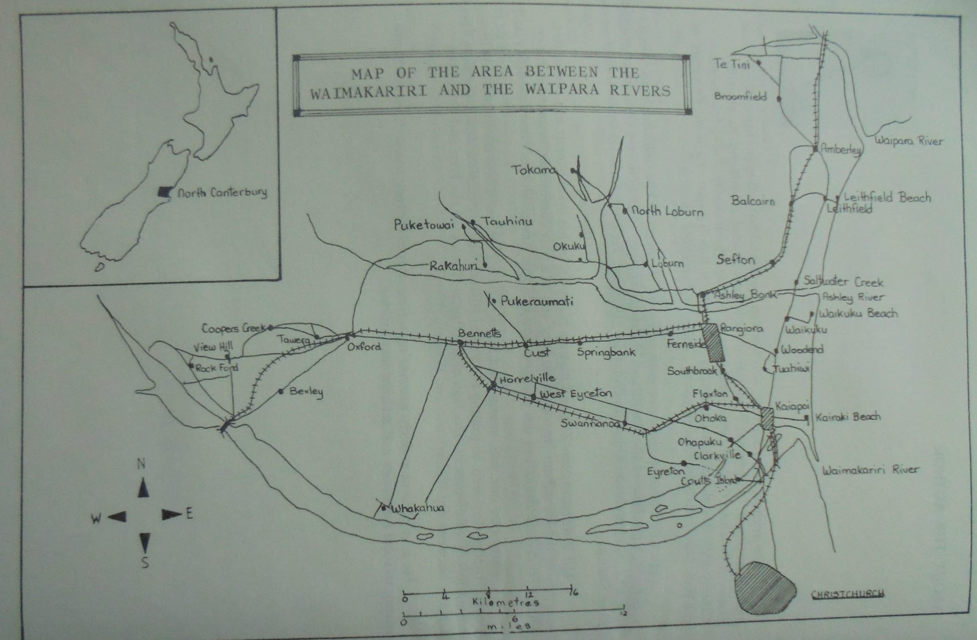 The Mails of North Canterbury. The Postal History Between the Waimakariri and Waipara Rivers 1855-1979. by John R. Slattery.