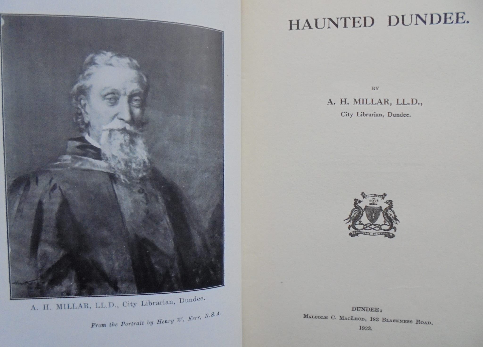 Haunted Dundee by A H Millar., 1923.