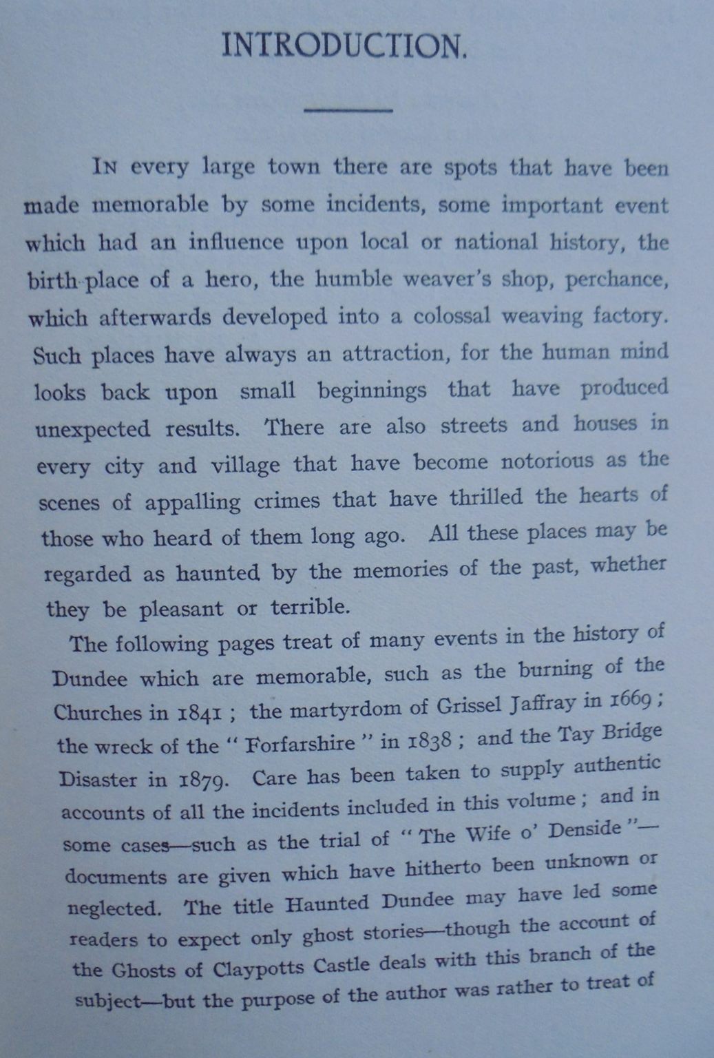 Haunted Dundee by A H Millar., 1923.