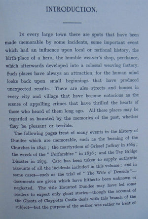 Haunted Dundee by A H Millar., 1923.