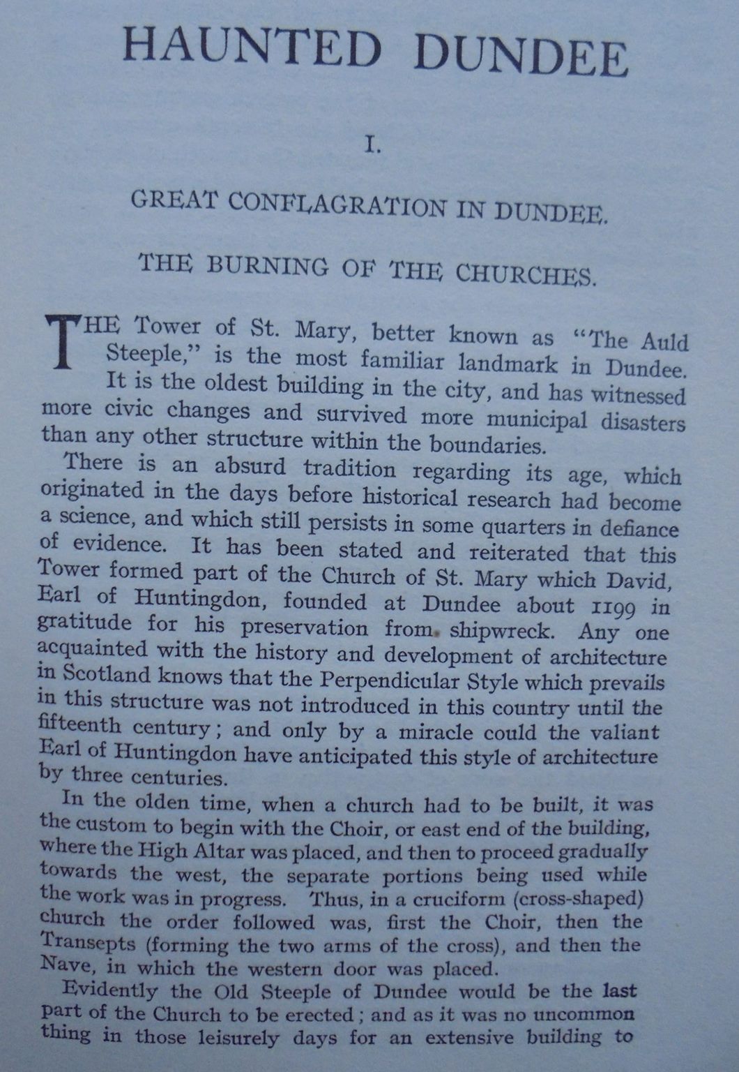 Haunted Dundee by A H Millar., 1923.