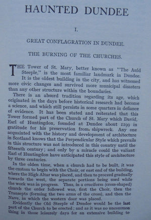 Haunted Dundee by A H Millar., 1923.