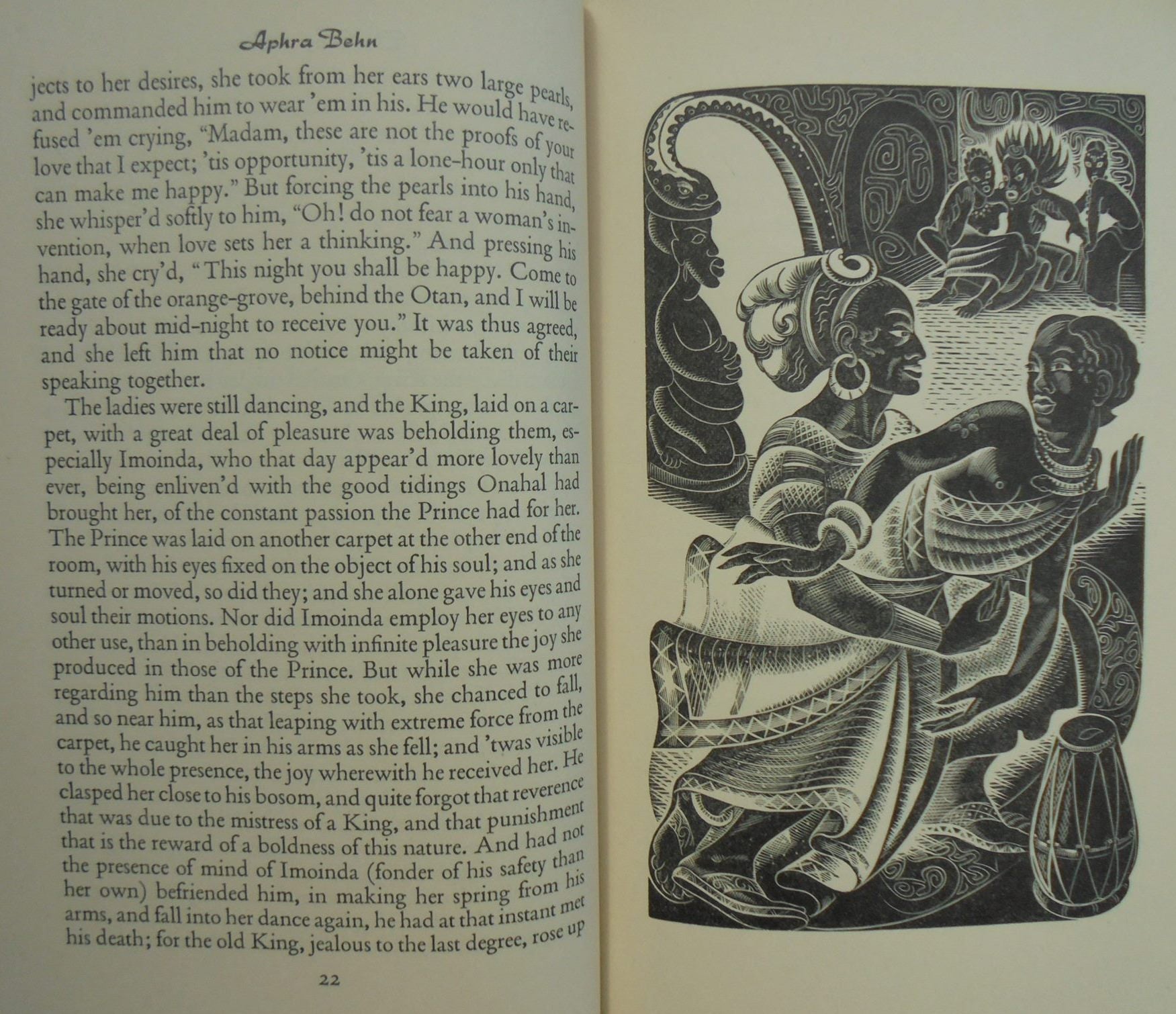 Two Tales: The Royal Slave and the Fair Jilt. By Mrs Aphra Behn (1953) 1st edition.