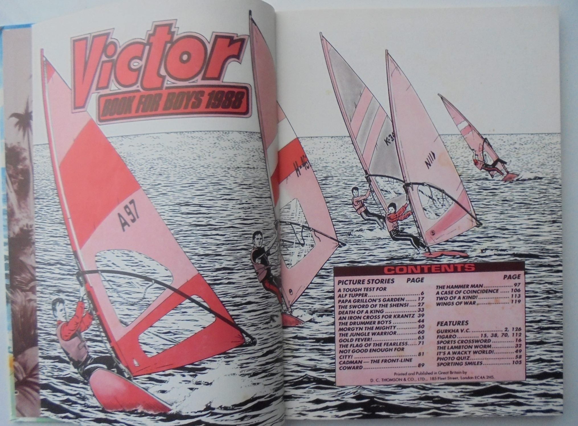 Victor Book for Boys 1988 (Annual). By D C Thomson