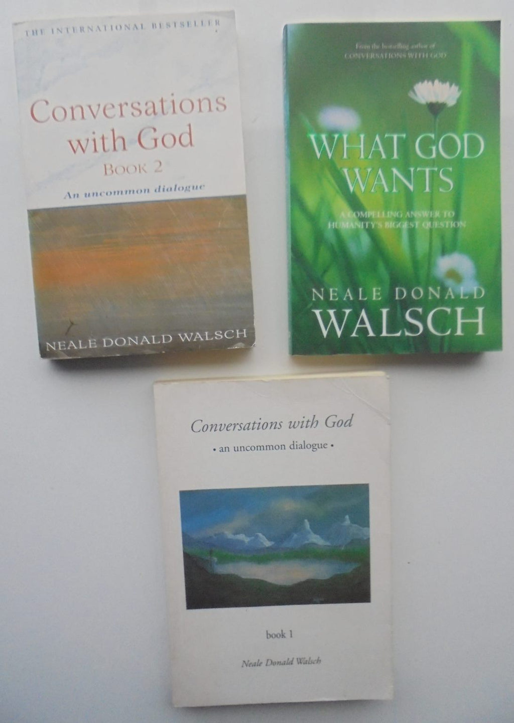 Conversations with God - Book 1 & 2. What God Wants. 3 books By Neale Donald Walsch