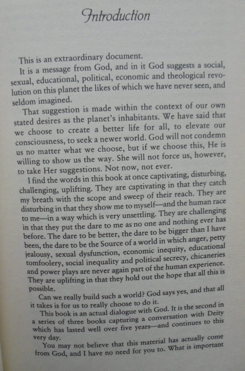 Conversations with God - Book 1 & 2. What God Wants. 3 books By Neale Donald Walsch