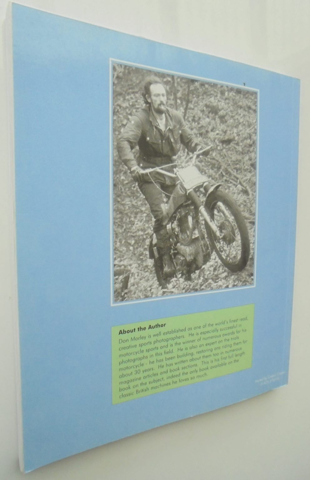 Classic British Trials Bikes. Pre-1965 four-stroke trials iron ~ AJS through Velocette by Don Morley.