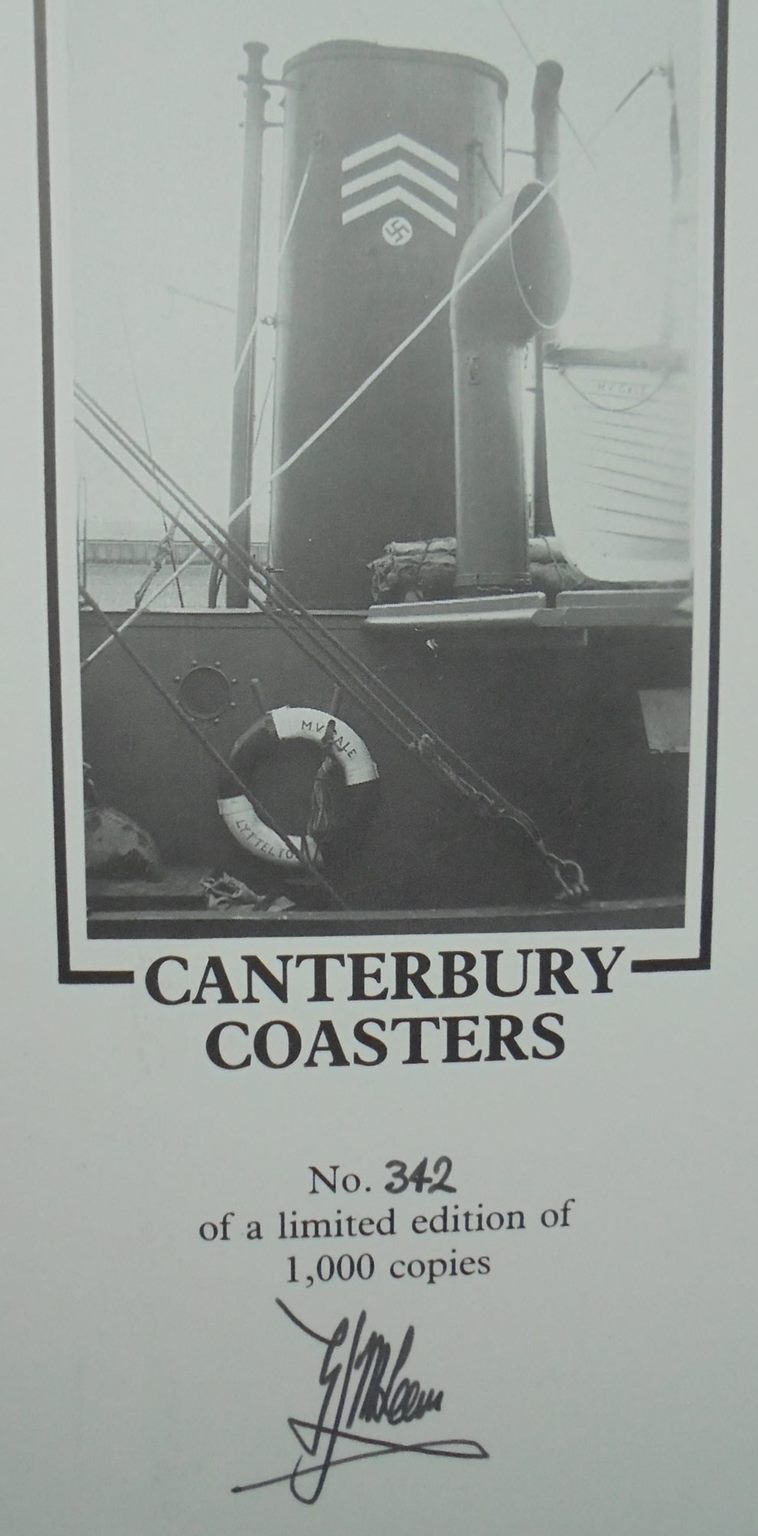 Canterbury Coasters. SIGNED by Gavin McLean Limited Edition