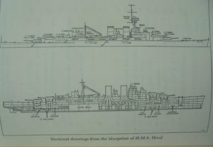 The Mighty Hood. By Ernle Bradford. Royal Navy's proudest ship.