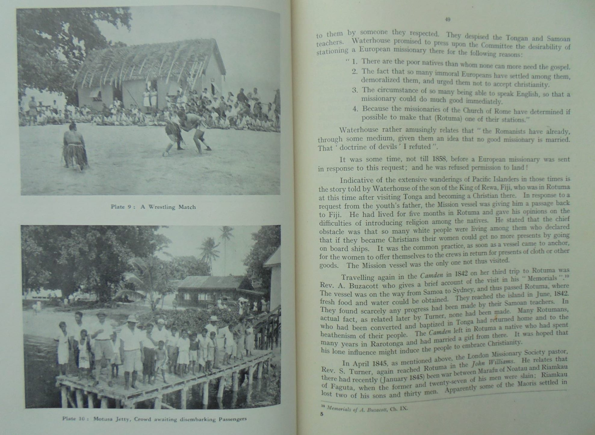 A Short History of Rotuma by W.J.E. Eason. 1951, First Edition, VERY SCARCE.