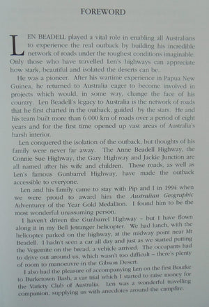 A Lifetime in the Bush the Biography of Len Beadal By Mark Shephard.