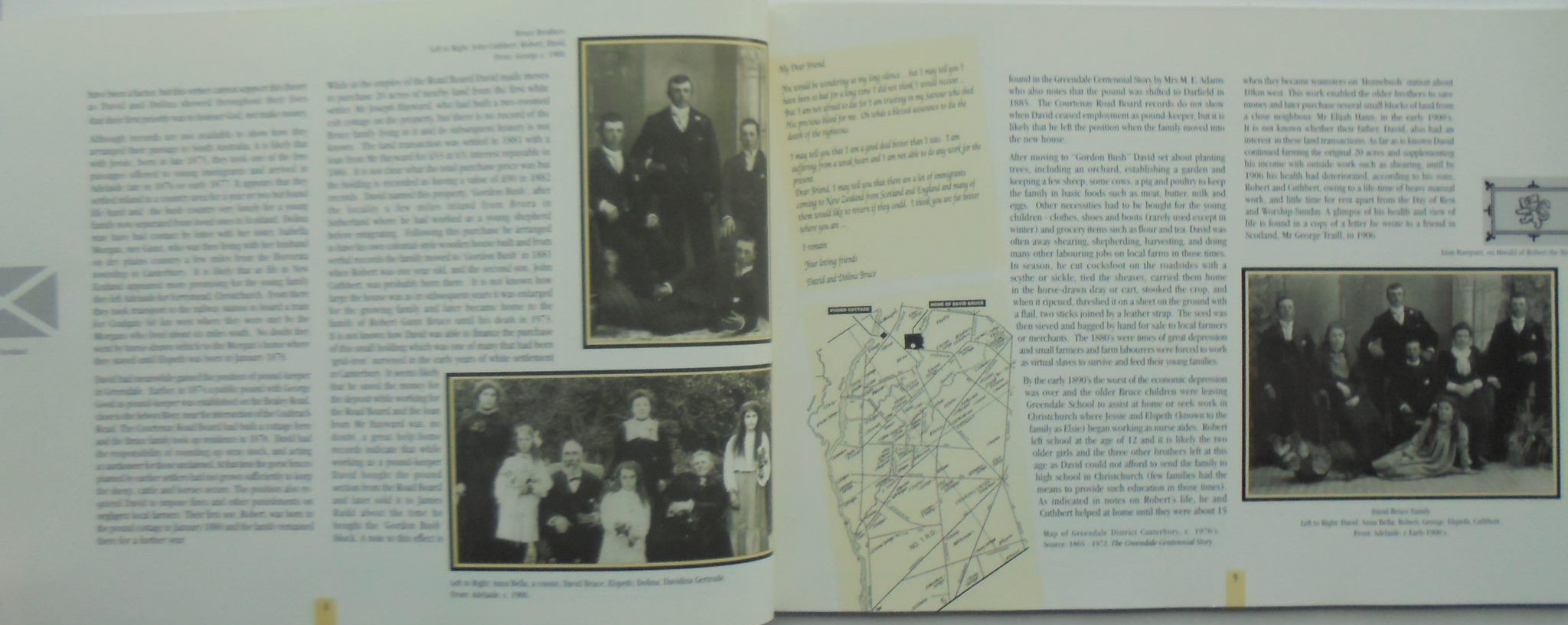 Greendale genesis : the Bruce family history : Sutherland to Canterbury, 1877-1984 / Robert Bruce.