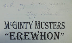 McGinty Musters "Erewhon" McGinty By Tony Robinson. SIGNED BY AUTHOR