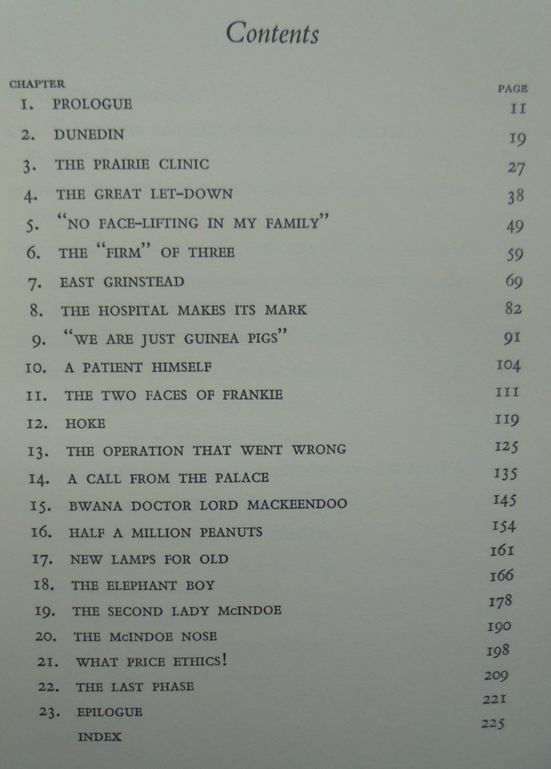 McIndoe: Plastic Surgeon. By Hugh McLeave. New Zealand surgeon