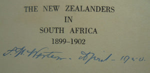 The New Zealanders in South Africa 1899-1902.