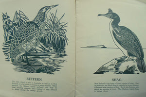 New Zealand Birds from Linocuts, including a simple course of instruction in the craft of linocutting. By H Mcl. Eggers.