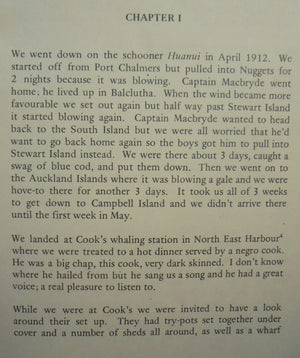 Marlborough Whalers At Campbell Island 1909-196: A Narrative Based on the Recollections of J. Timms by I S Kerr, N Judd (editors).