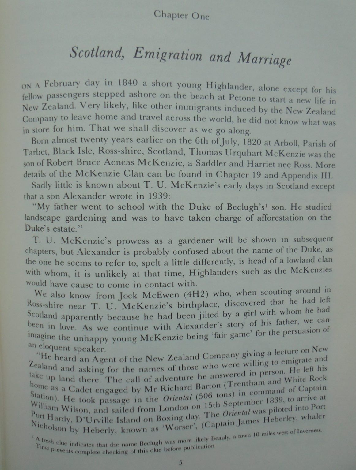 Poyntzfield The Story of a Pioneer Family. The McKenzies of Lower Rangitikei. by Rob Knight. SIGNED BY AUTHOR. SCARCE.