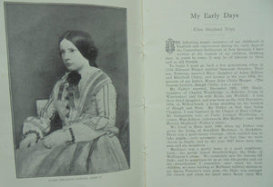 My Early Days (Canterbury Settlement 1854-1879). By Ellen Shephard Tripp