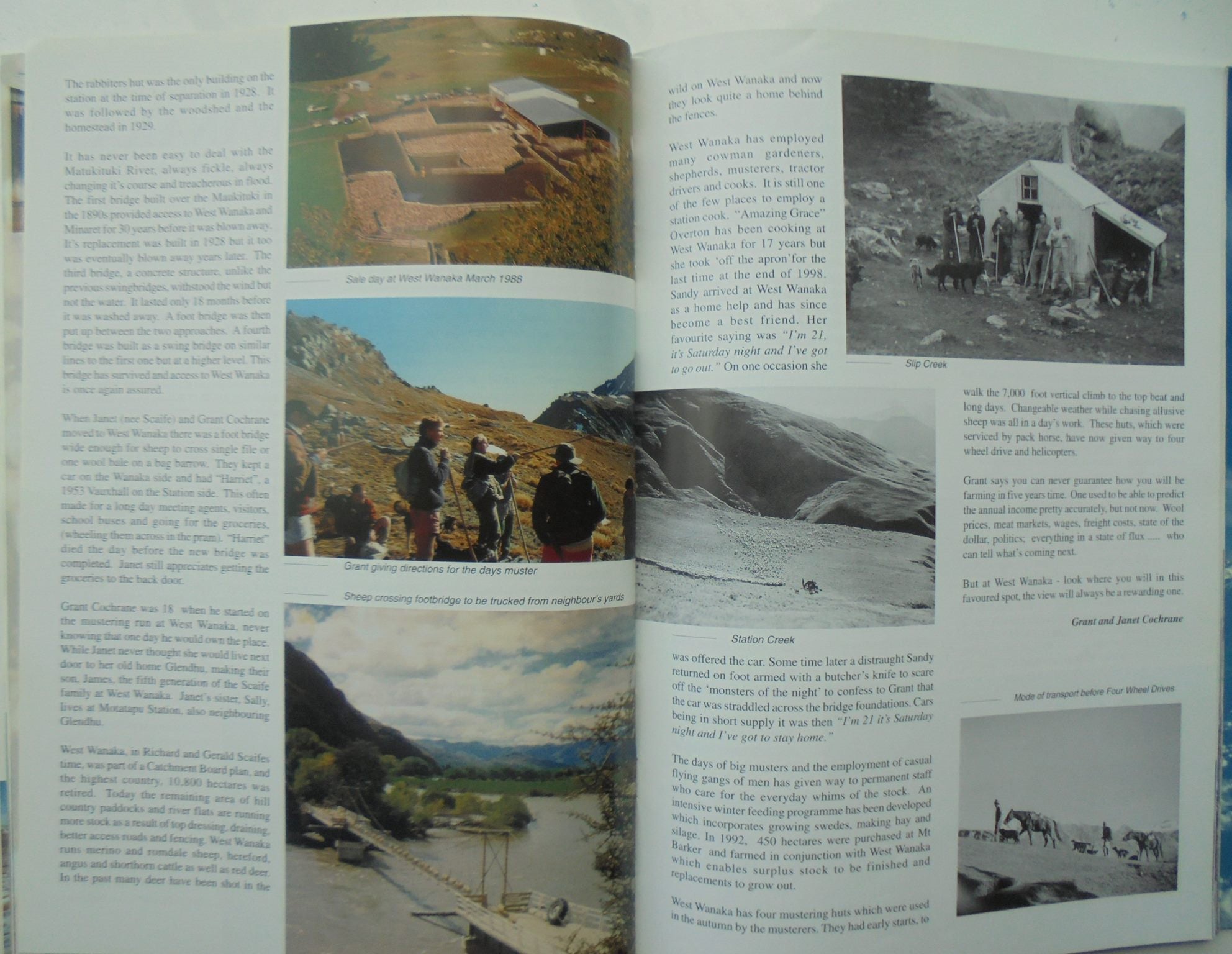 On the Run: The Stations and People of the Wanaka Hawea High Country. Compiled by Vicki McRae.