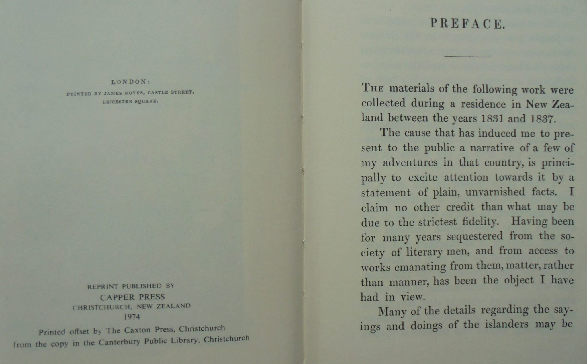 New Zealand Being A Narrative Of Travels and Adventures. Volumes 1 and 2. By J. Polack