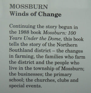 Mossburn Winds of Change. By Janet Thompson.