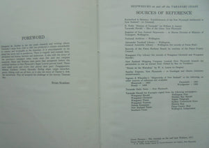 Shipwrecks on and off the Taranaki Coast.SIGNED by Margaret De JARDINE Incorporating strandings, sinkings and some sailings