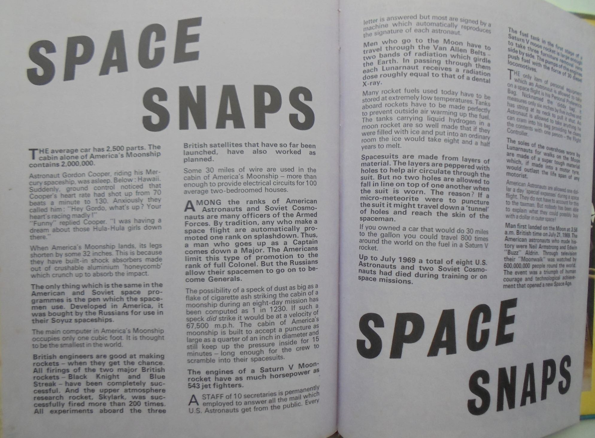 Space Annual. ABC Of Space. Vintage Annuals. (1970's) - by Peter Fairley