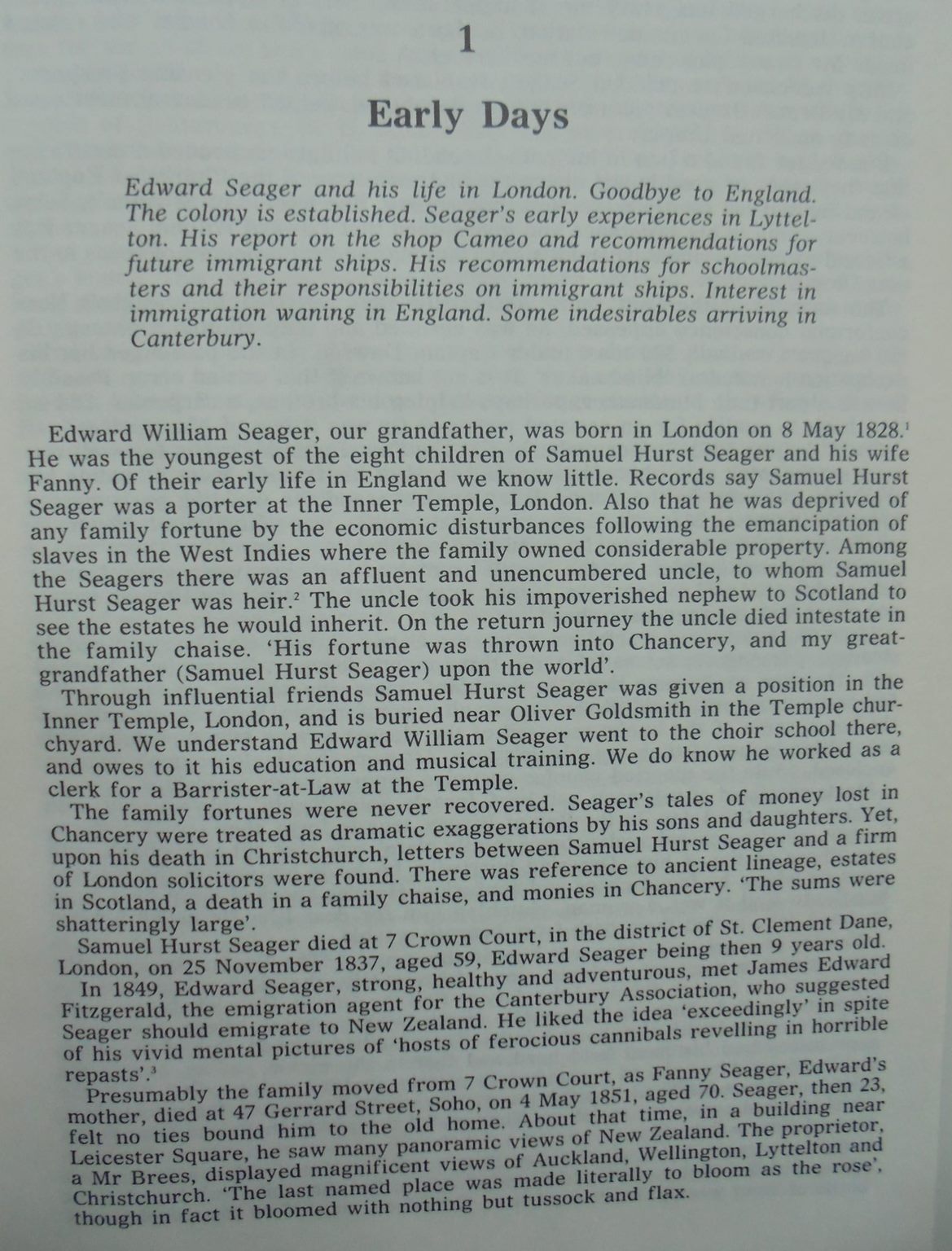 Edward William Seager Pioneer of Mental Health by Madeleine Seager.