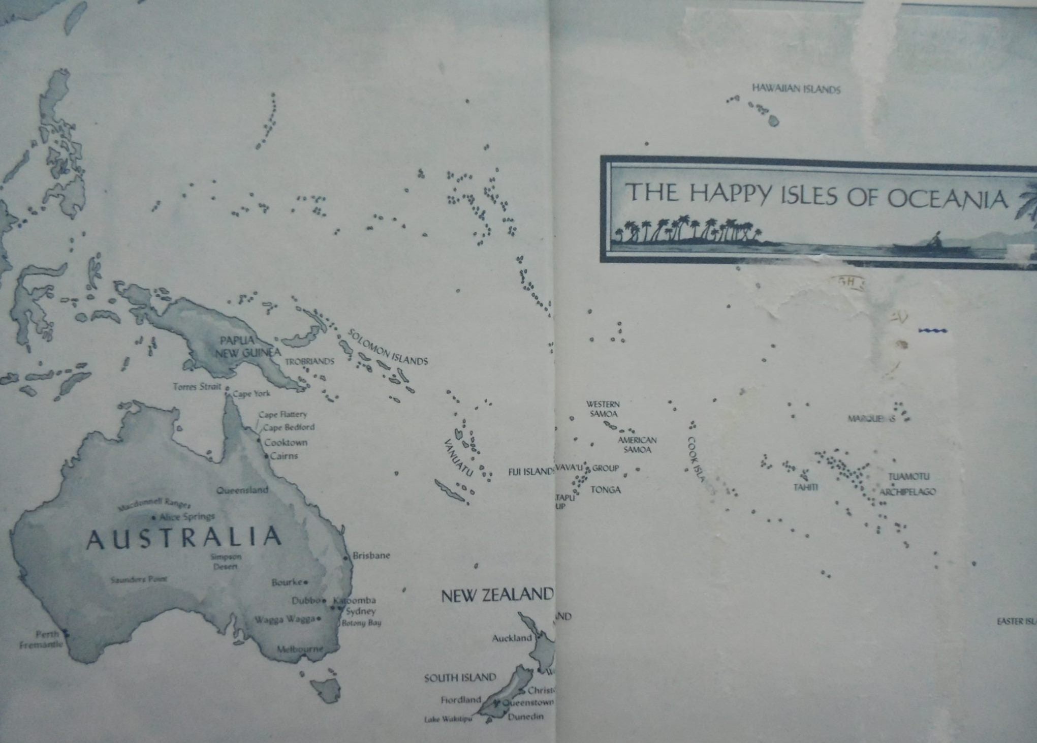 The Happy Isles of Oceania By Paul Theroux - Hardback 1st edition