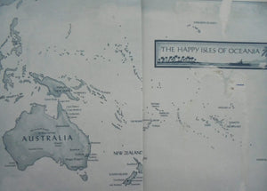 The Happy Isles of Oceania By Paul Theroux - Hardback 1st edition