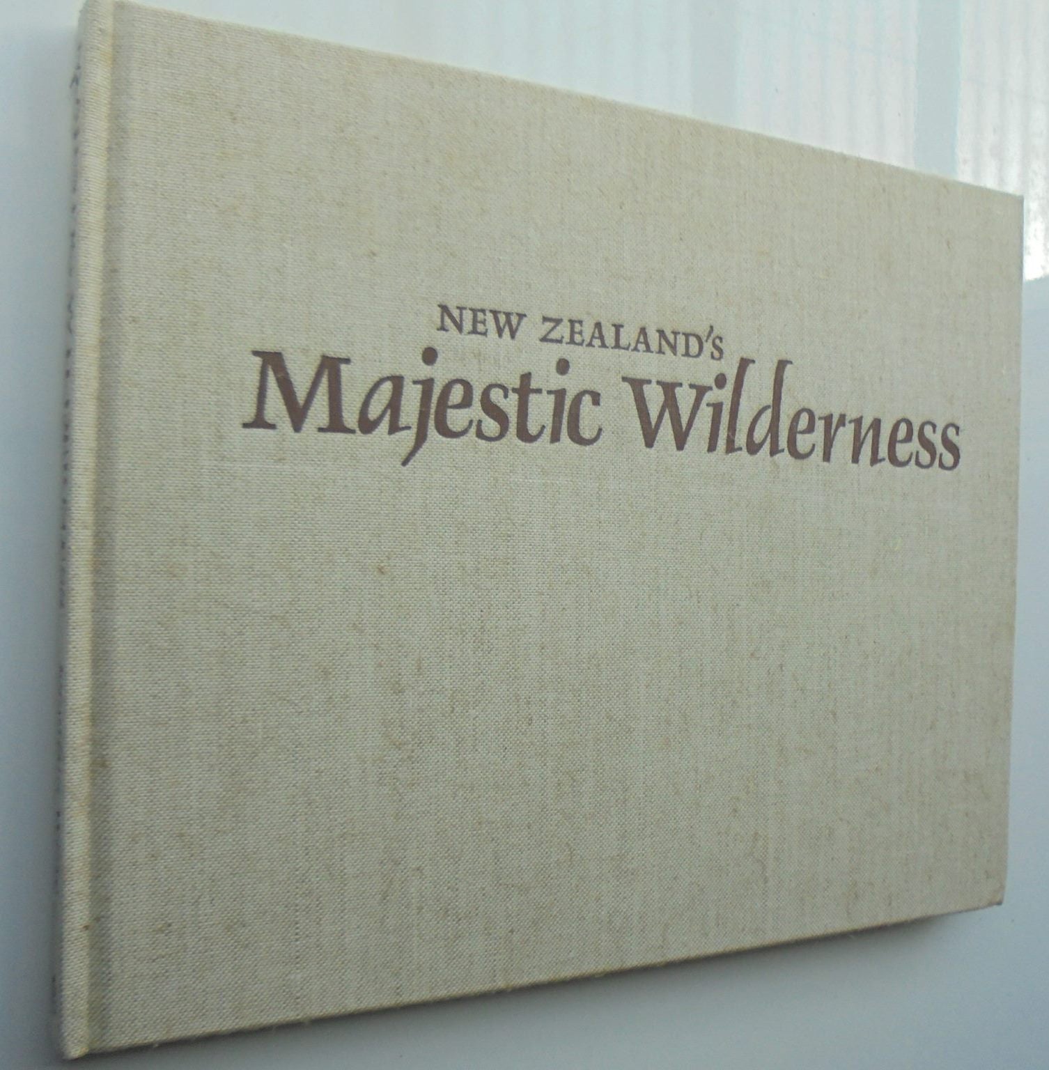 New Zealand's Majestic Wilderness. Text by John Hall-Jones, Paintings by Jonathan White.