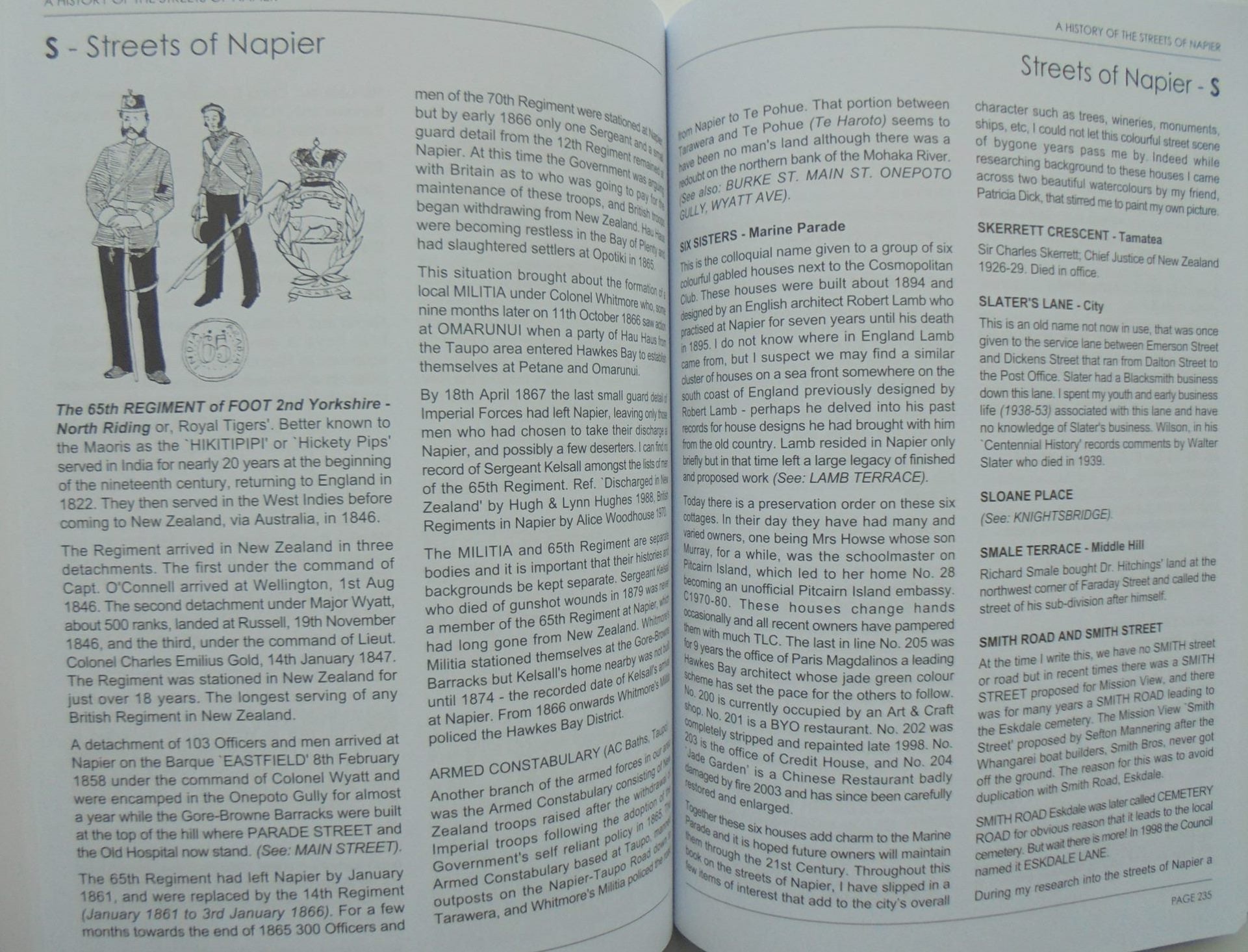 What's in a Name. The Streets about Napier (History of the streets of Napier) by Ian L. Mills.