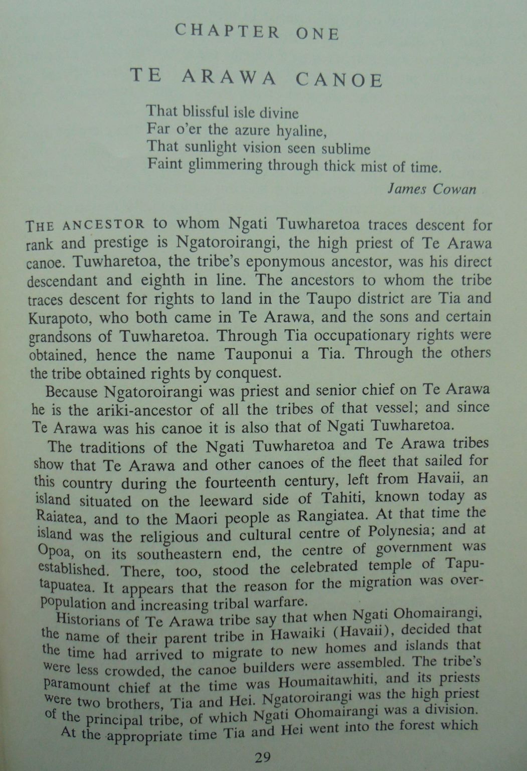 Tuwharetoa. A History of the Maori People of the Taupo District By John Te Grace. SIGNED BY AUTHOR. VERY SCARCE FIRST EDITION.