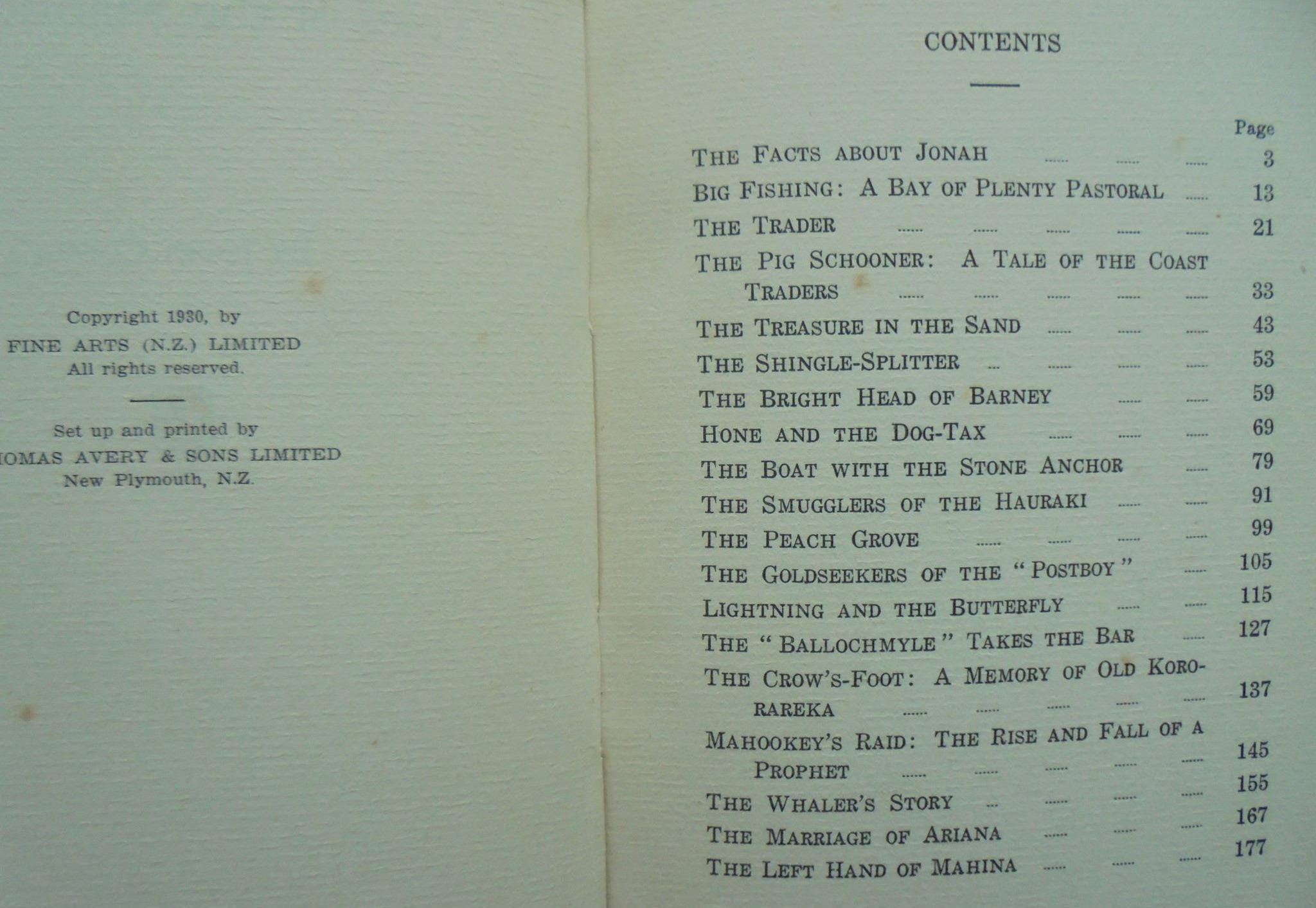 Tales of the Maori Coast. First Edition. 1930. By James Cowan