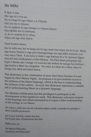 Ngata Dictionary English-Maori Dictionary By H.M. Ngata. Hardback scarce