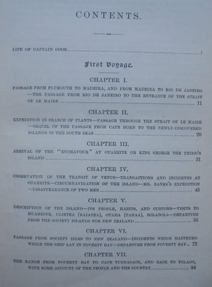 Captain Cook's Voyages Round the World. By M B Synge. Illustrated