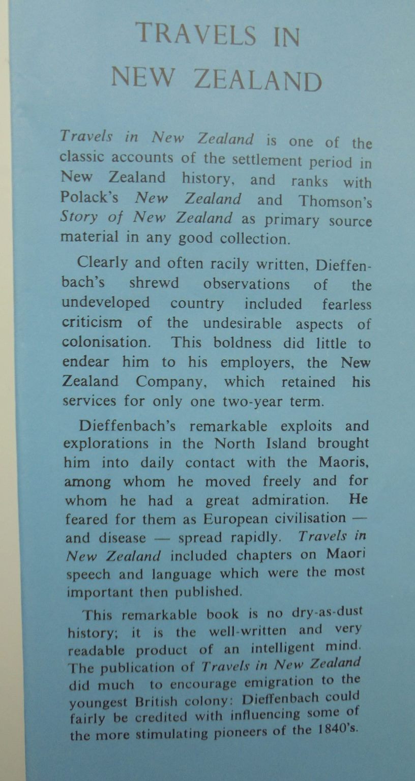 Travels in New Zealand: With Contributions to the Geography, Geology, Botany, and Natural History of That Country