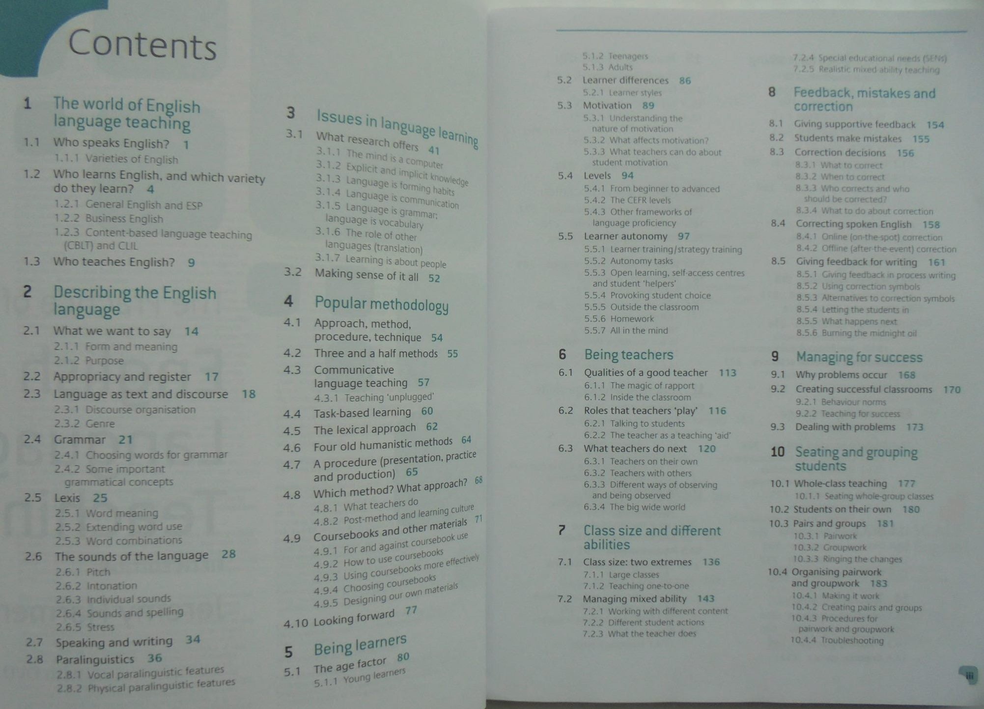 The Practice of English Language Teaching Longman Handbooks for Language Teaching. with DVD By Jeremy Harmer