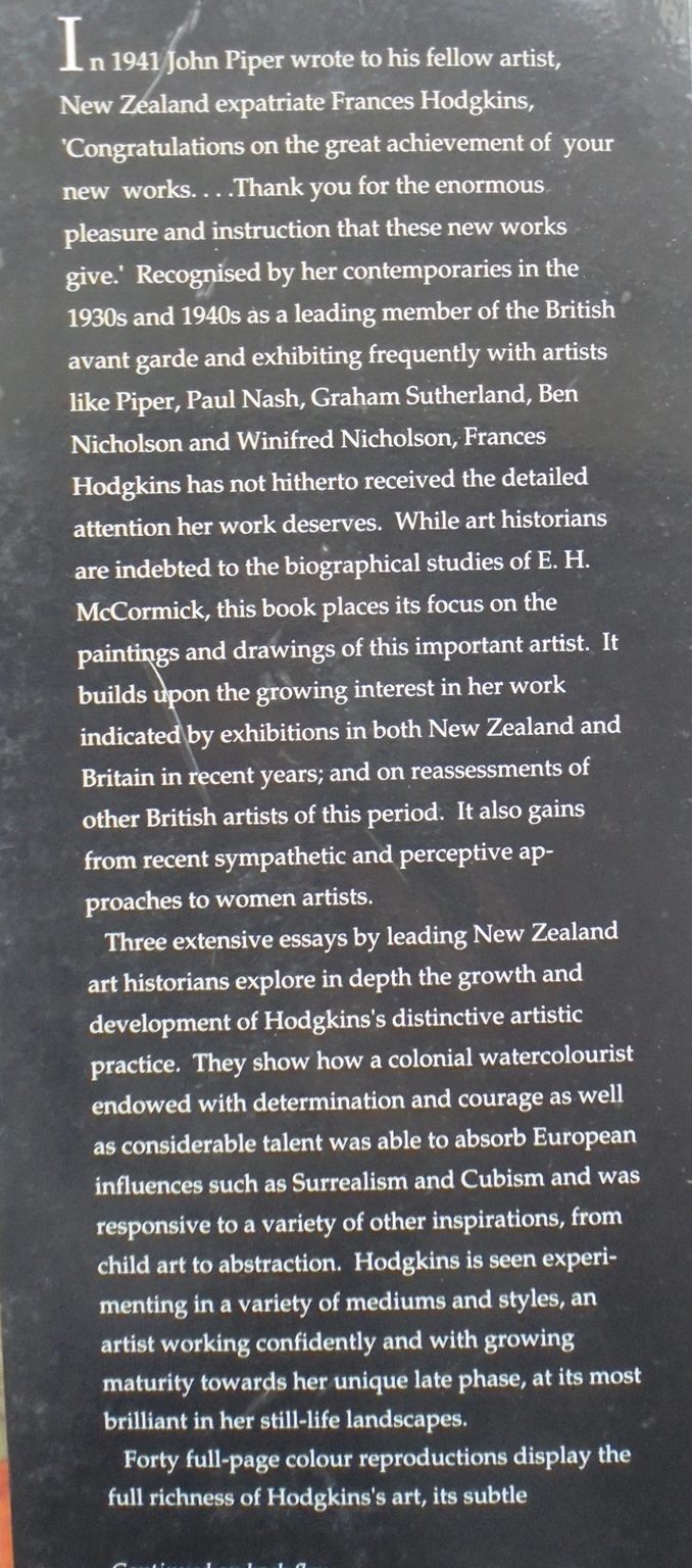 Frances Hodgkins: Paintings and Drawings by Buchanan, Iain; Dunn, Michael; Eastmond, Elizabeth