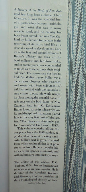 Buller's Birds of New Zealand. Edited and brought up to date by E G Turbott.