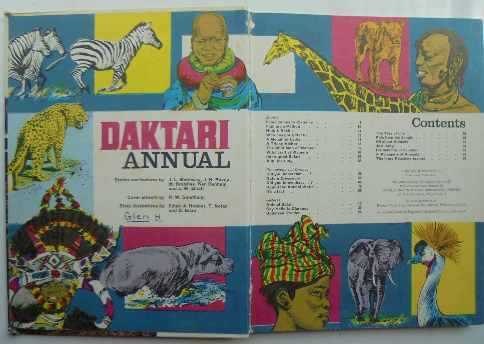 Daktari Annual. Two Annuals