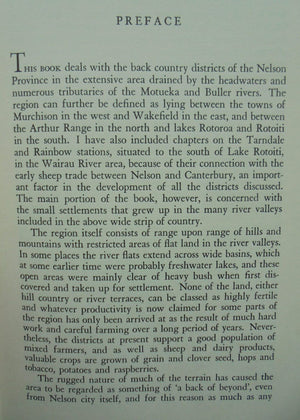 Footprints - The Story of the Settlement and Development of the Nelson Back Country Districts. SIGNED FIRST EDITION.