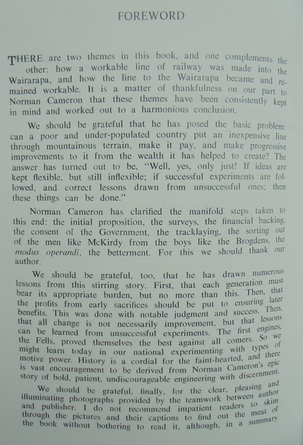 A Line of Railway. The Railway Conquest of the Rimutakas. SIGNED.