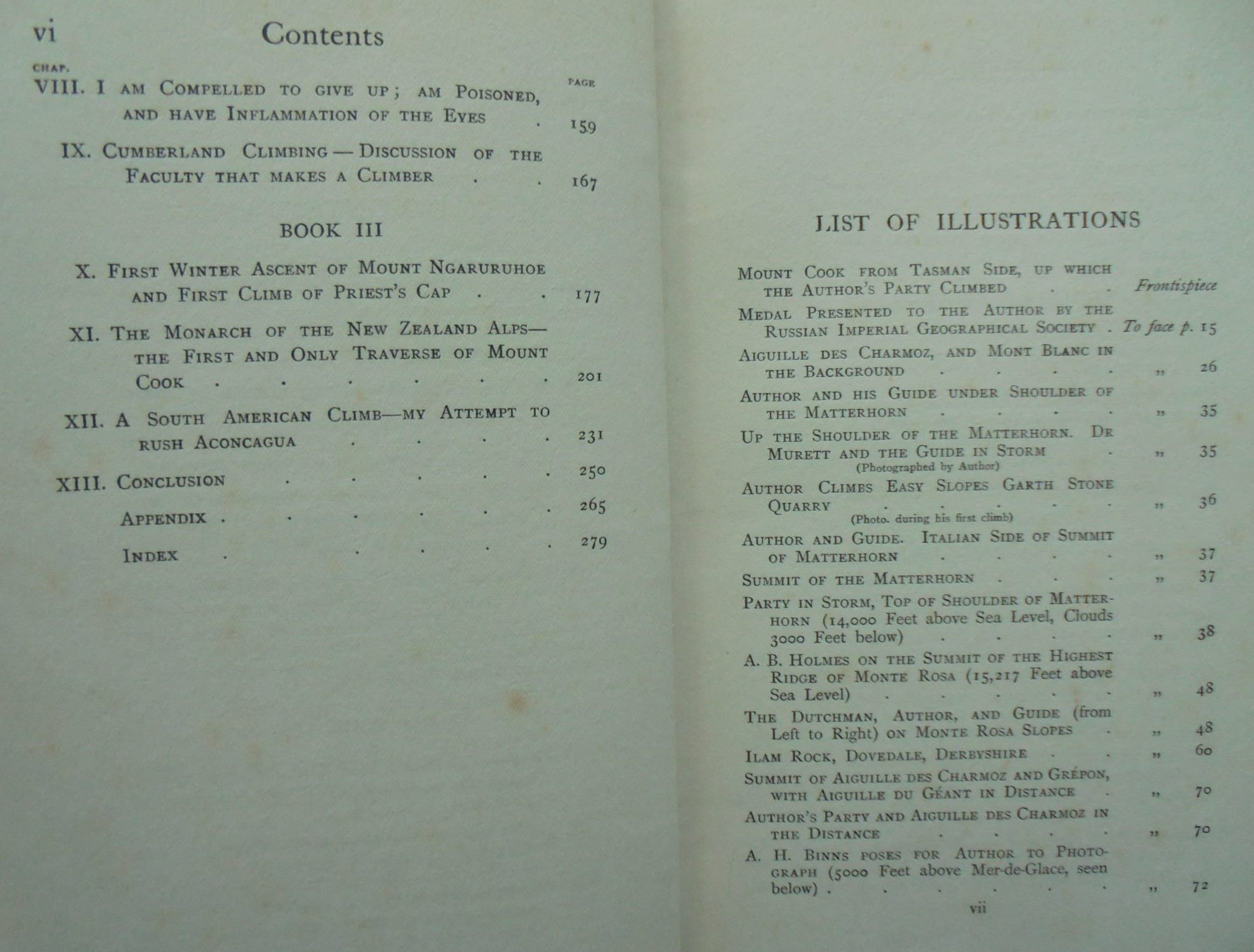 My Climbing Adventures in Four Continents. 1911 First Edition