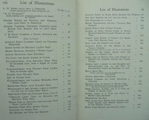 My Climbing Adventures in Four Continents. 1911 First Edition